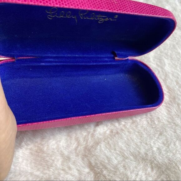 Lilly Pulitzer Pink Hard Case Eyeglasses Case - Picture 5 of 8